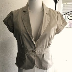 H&M short sleeve jacket